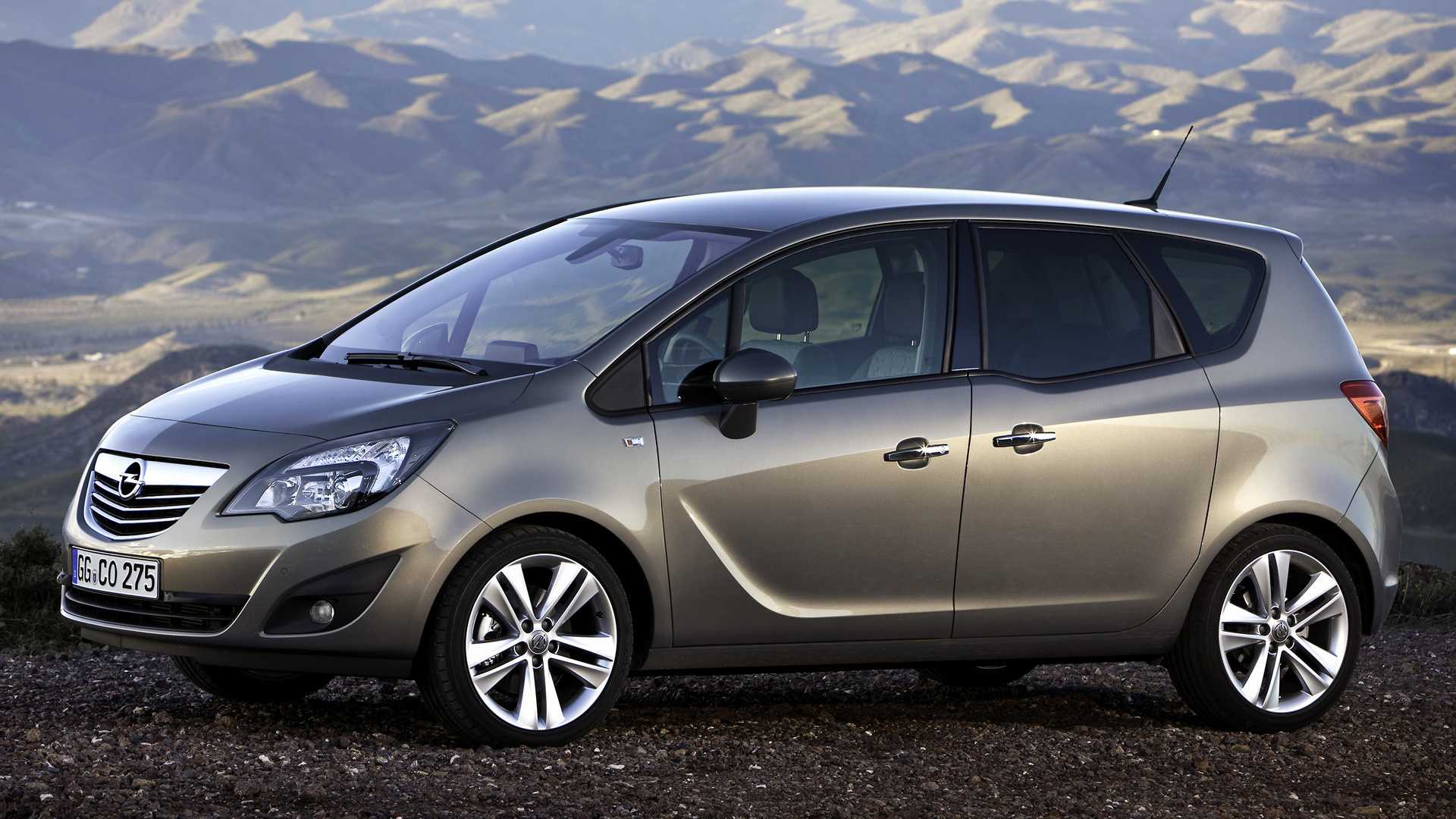 Opel meriva 2009, 2010, 2011, 2012, 2013, минивэн, 2 поколение, b технические характеристики и комплектации