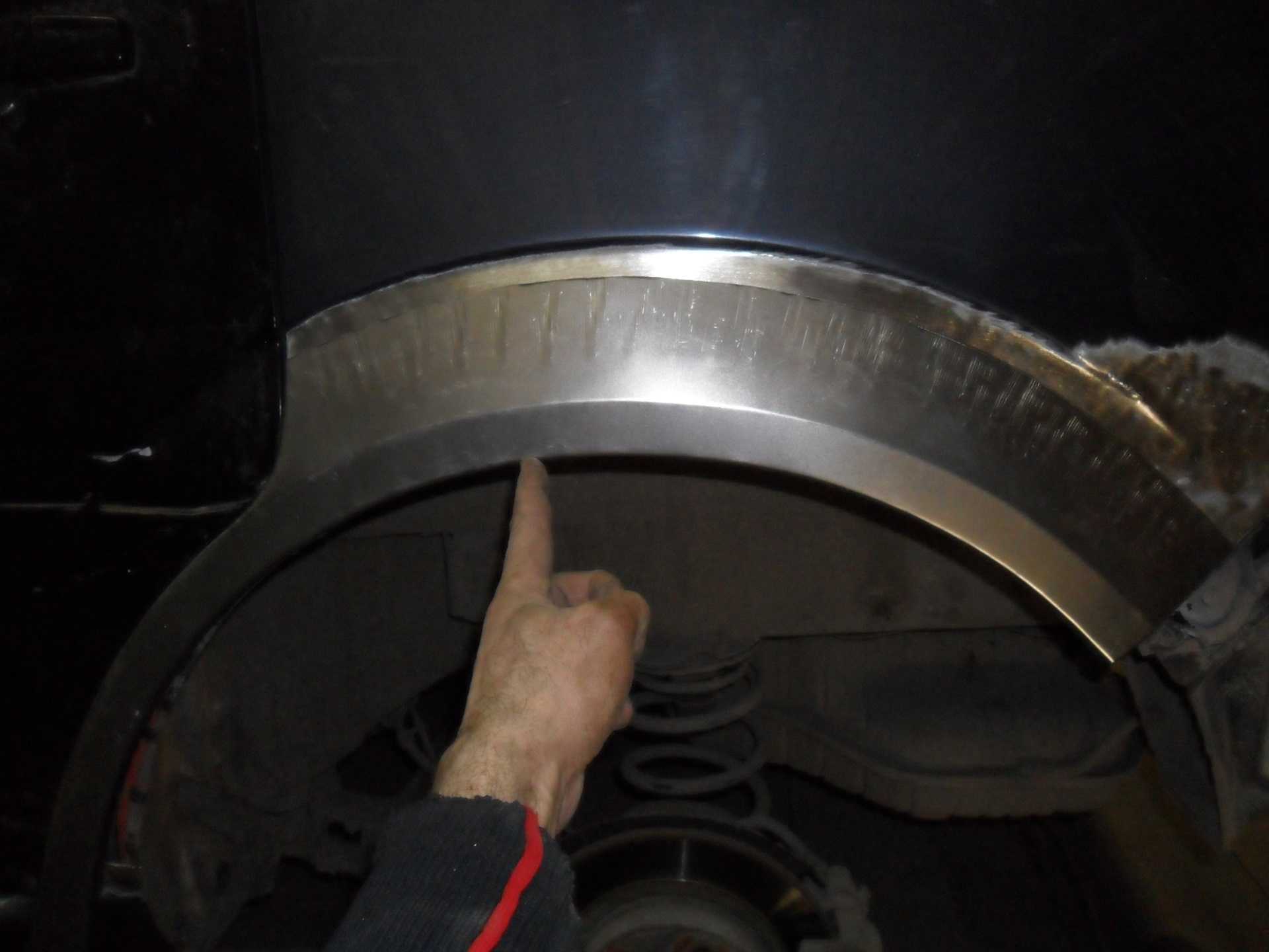 Как отремонтировать арки колес без сварки