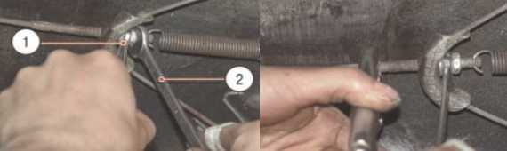 Ваз 21213 | снятие и установка тросов привода стояночного тормоза