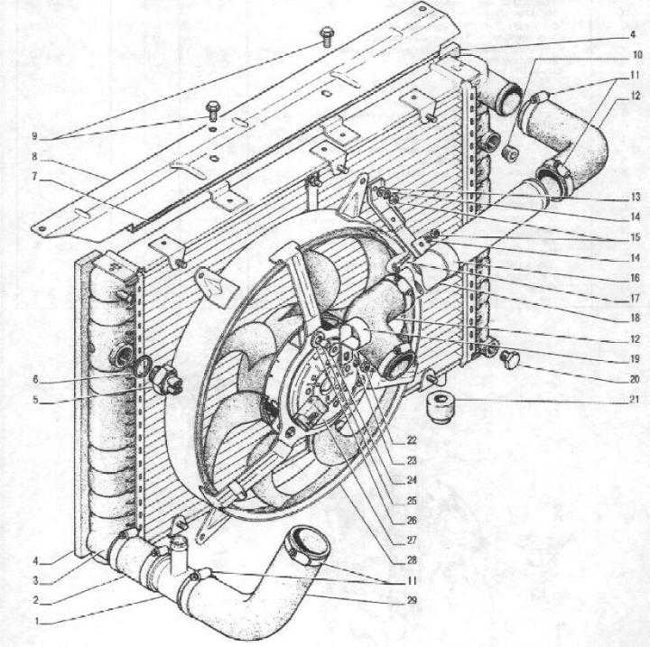 Схема патрубков двигателя крайслер