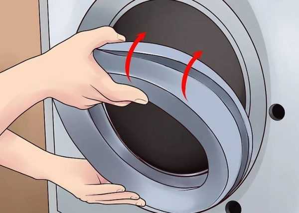 Как надеть резинку на барабан стиральной машины? 4 причины износа манжеты люка