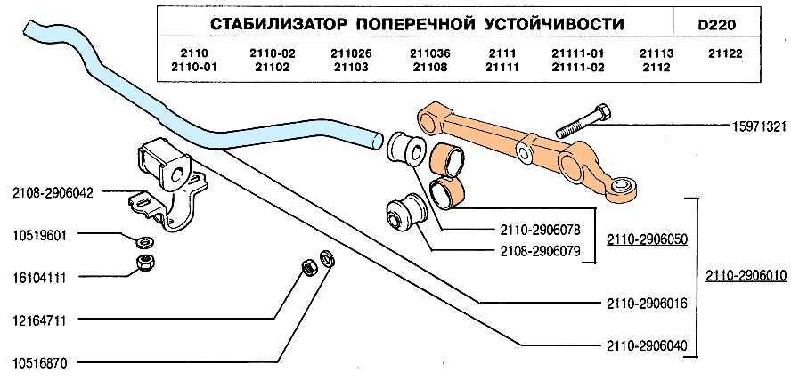 Замена стабилизатора lada 2107 (ваз 2107) - avtozam