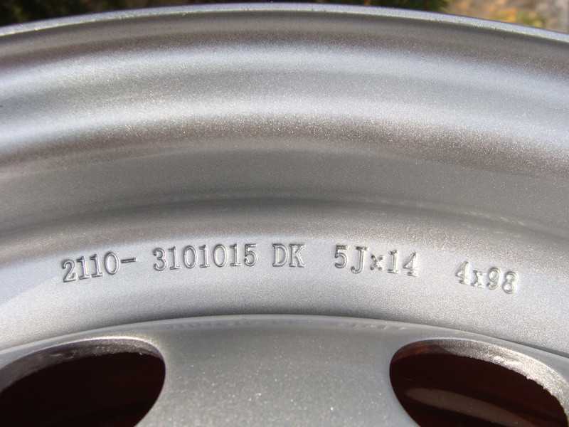 Размеры шин и дисков на ваз 2110 2007 года