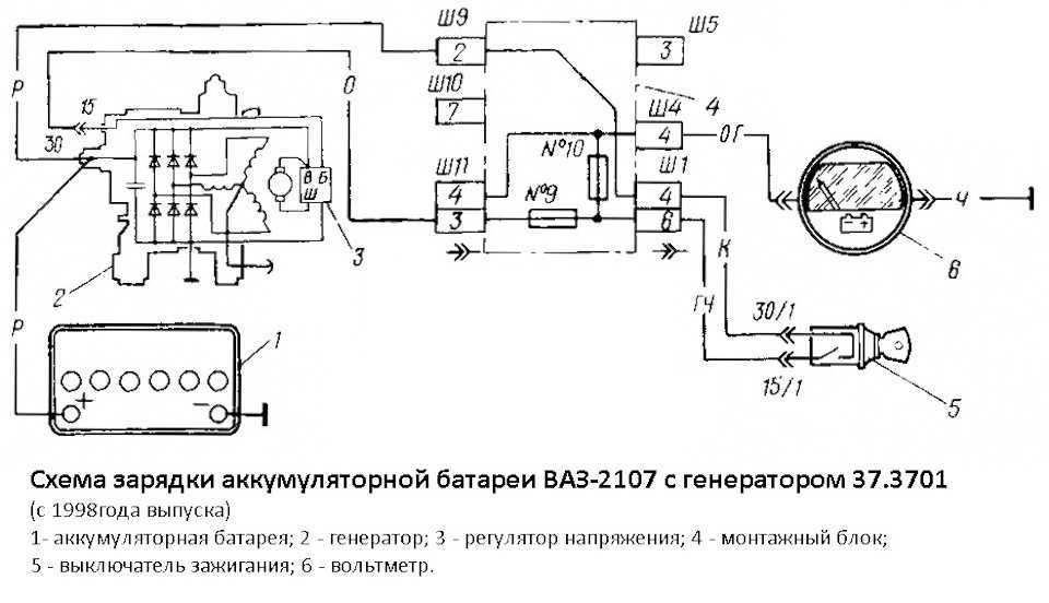 Ваз 21043, 5дв универсал, 70 л.с, 5мкпп, 1984 - 2006 - неисправности генератора
