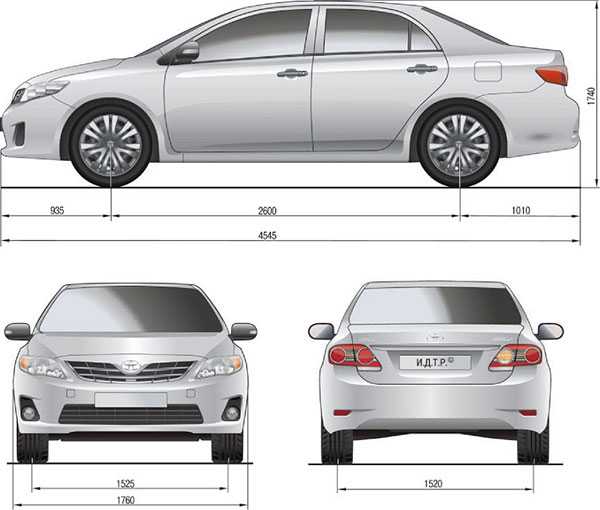 Toyota corolla 2007: размер дисков и колёс, разболтовка, давление в шинах, вылет диска, dia, pcd, сверловка, штатная резина и тюнинг