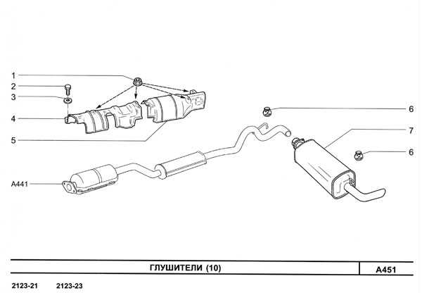 Chevrolet niva | ваз 2123 с 2001 года, система выпуска отработавших газов инструкция онлайн