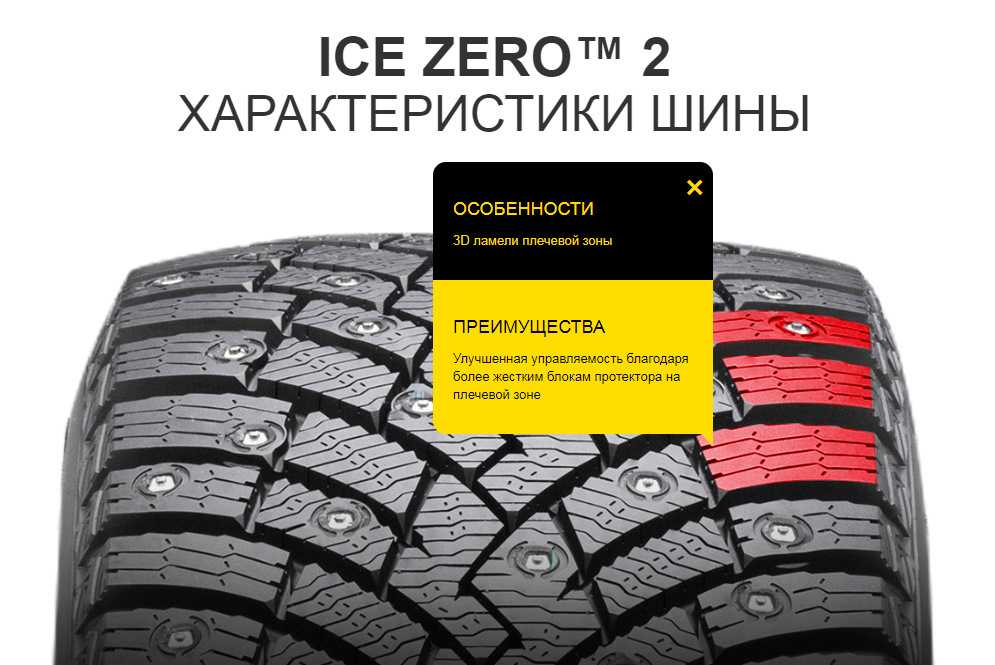 Pirelli Ice Zero — зимняя шипованная премиум-шина с направленным рисунком протектора для легковых автомобилей и кроссоверов.