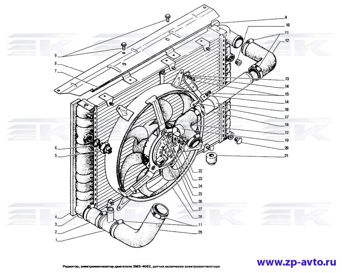 Система охлаждения змз 406 инжектор: продуманные технологии от перегрева двигателя