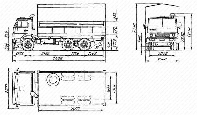 КамАЗ 5511 – универсальный грузовик-самосвал с мощным дизельным двигателем внутреннего сгорания, имеющий простую и надежную конструкцию.