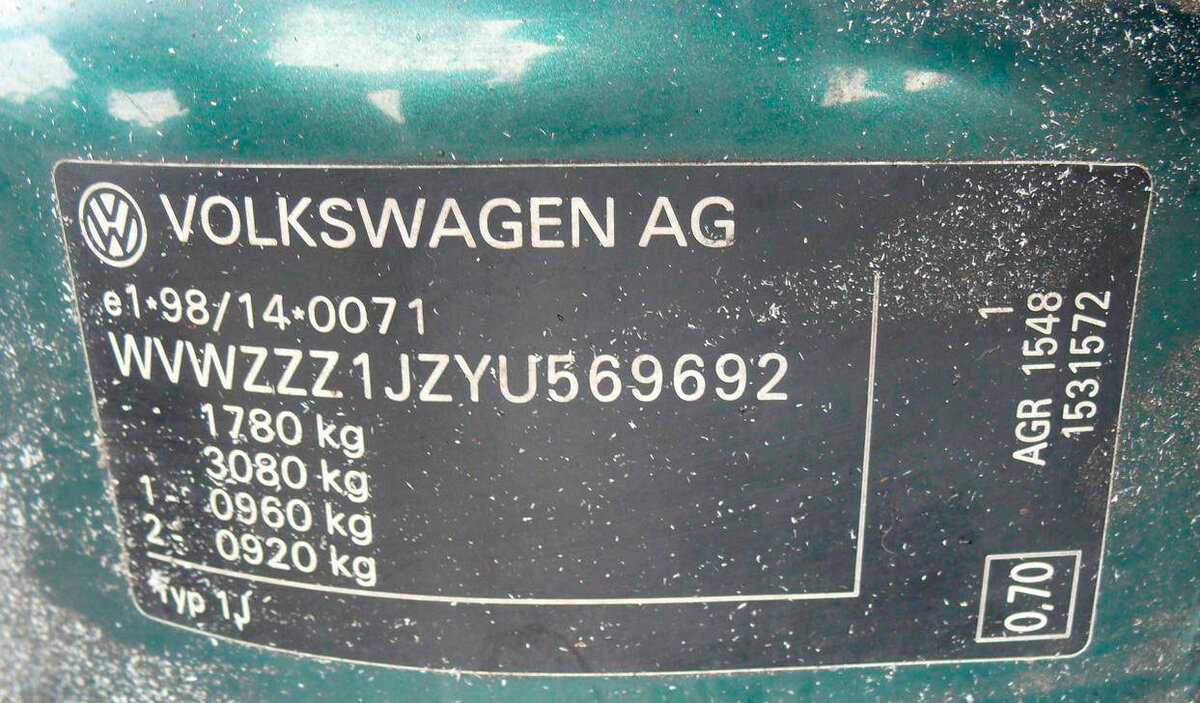 Номер двигателя, вин на фольксваген поло: где находятся